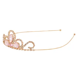 Accessorize London Girl's Gold R Gem Tiara