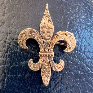 Antique Fleur de Lis Pin