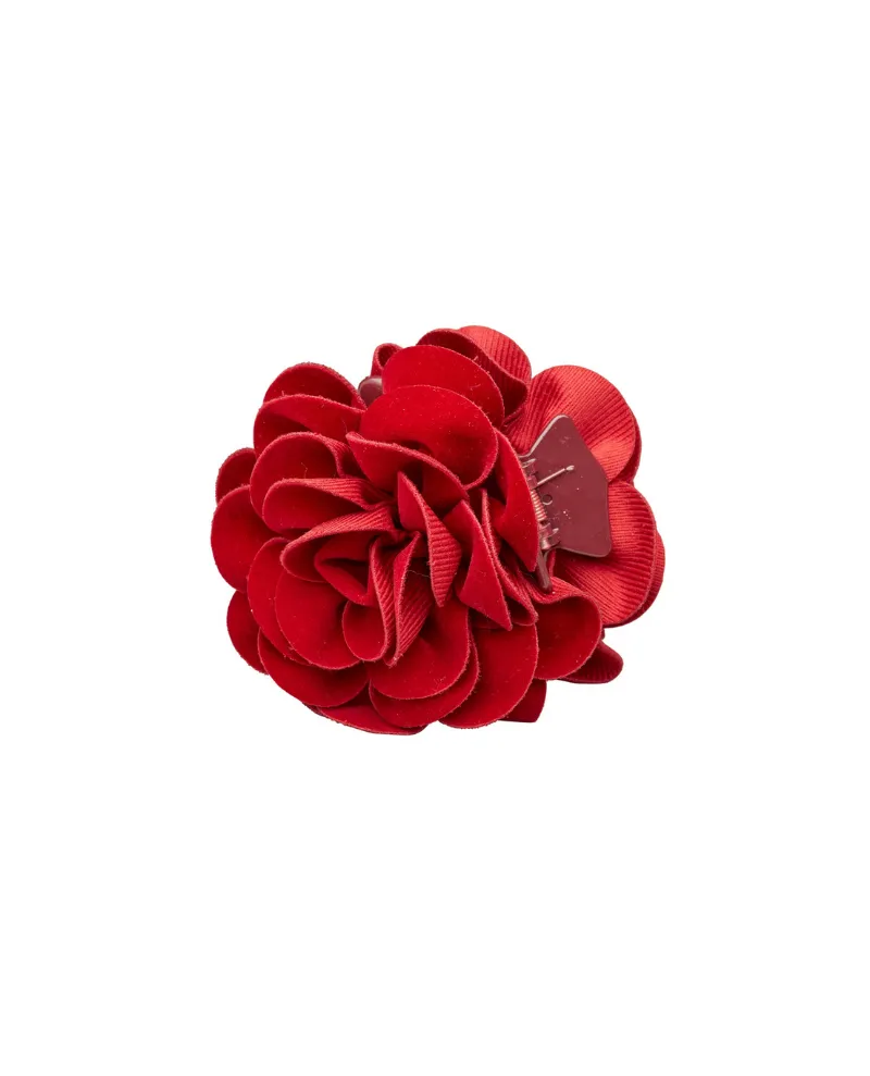 Luxurious Velvet Red Hair Claw – Beck Søndergaard Peromia Design