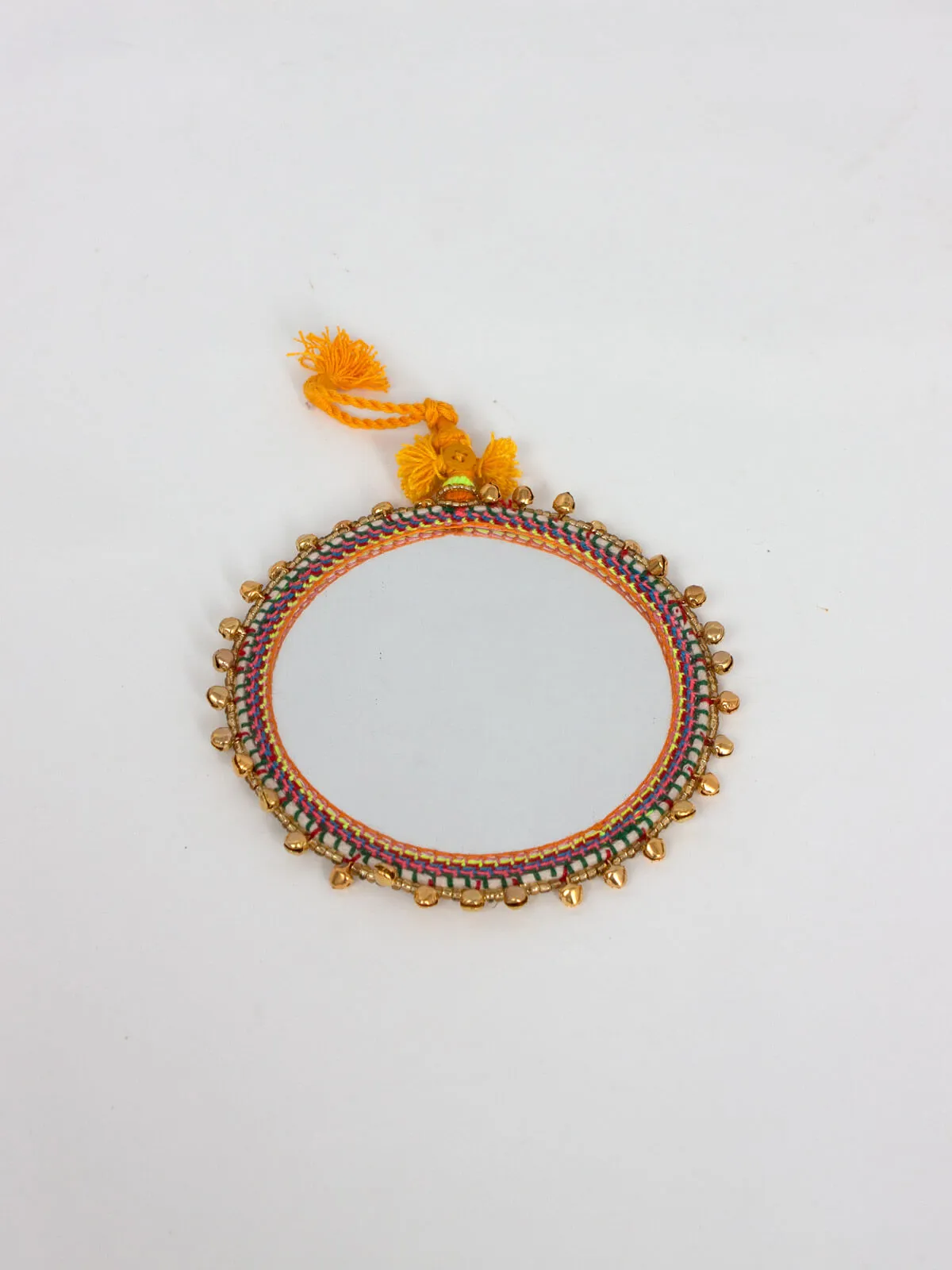 Boho Beaded Mirrors, Gold