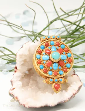 Boho Chic Tibetan pendant