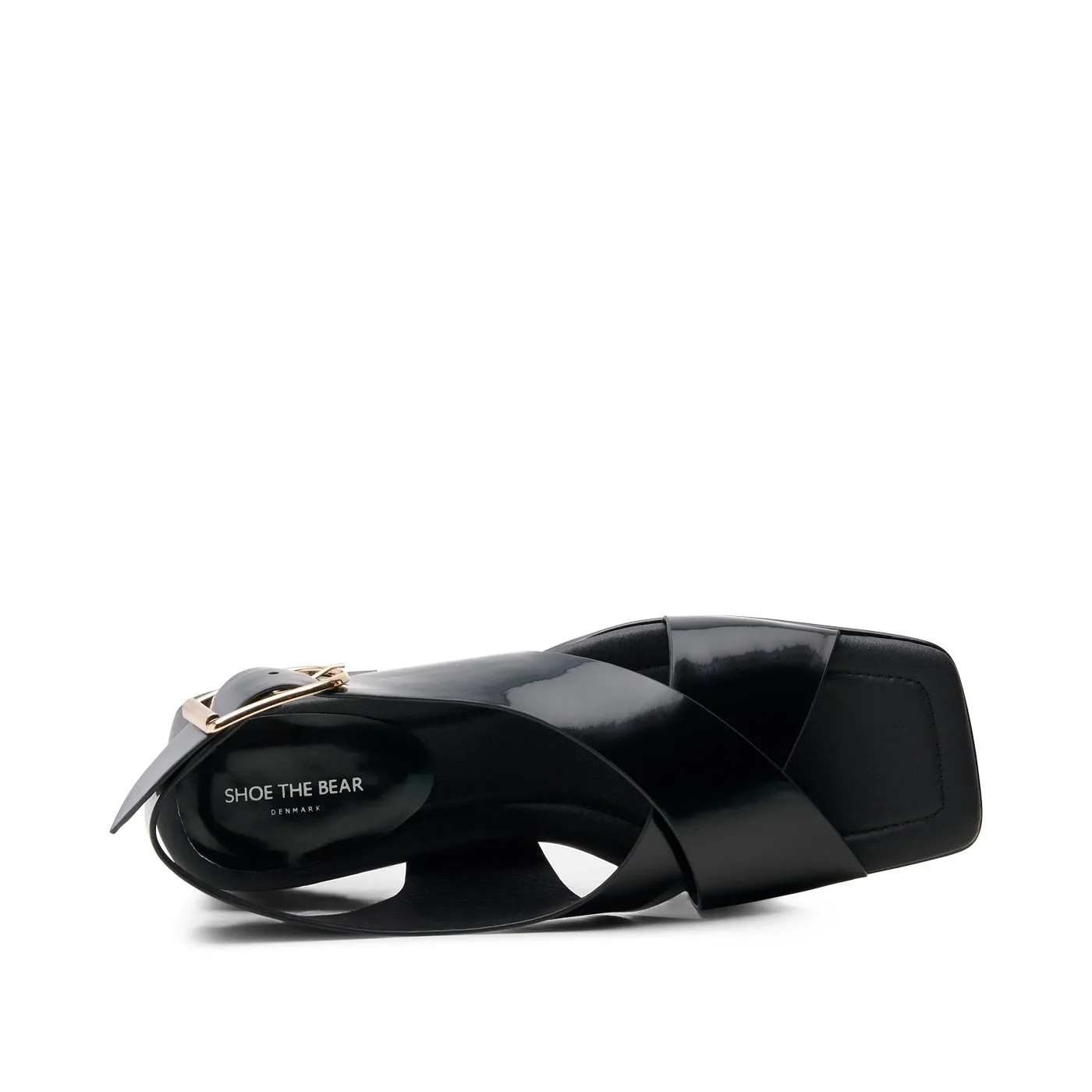 Colette sandal leather - BLACK