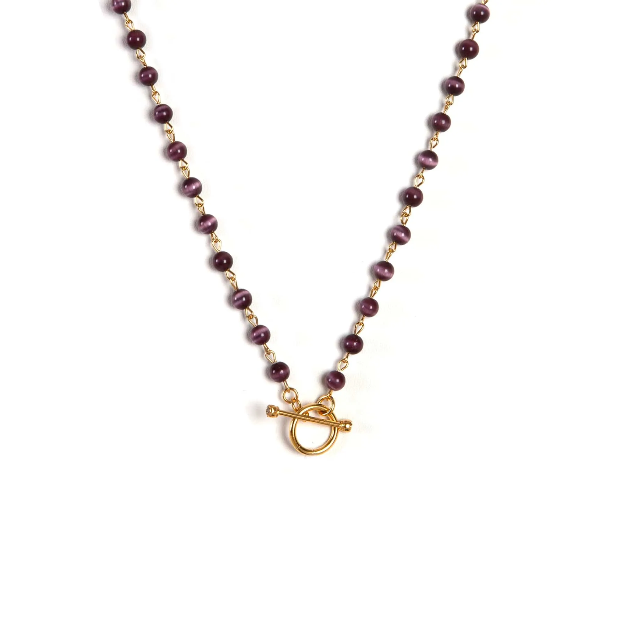 Delfina - 6mm Lux Purple Tiger-eye