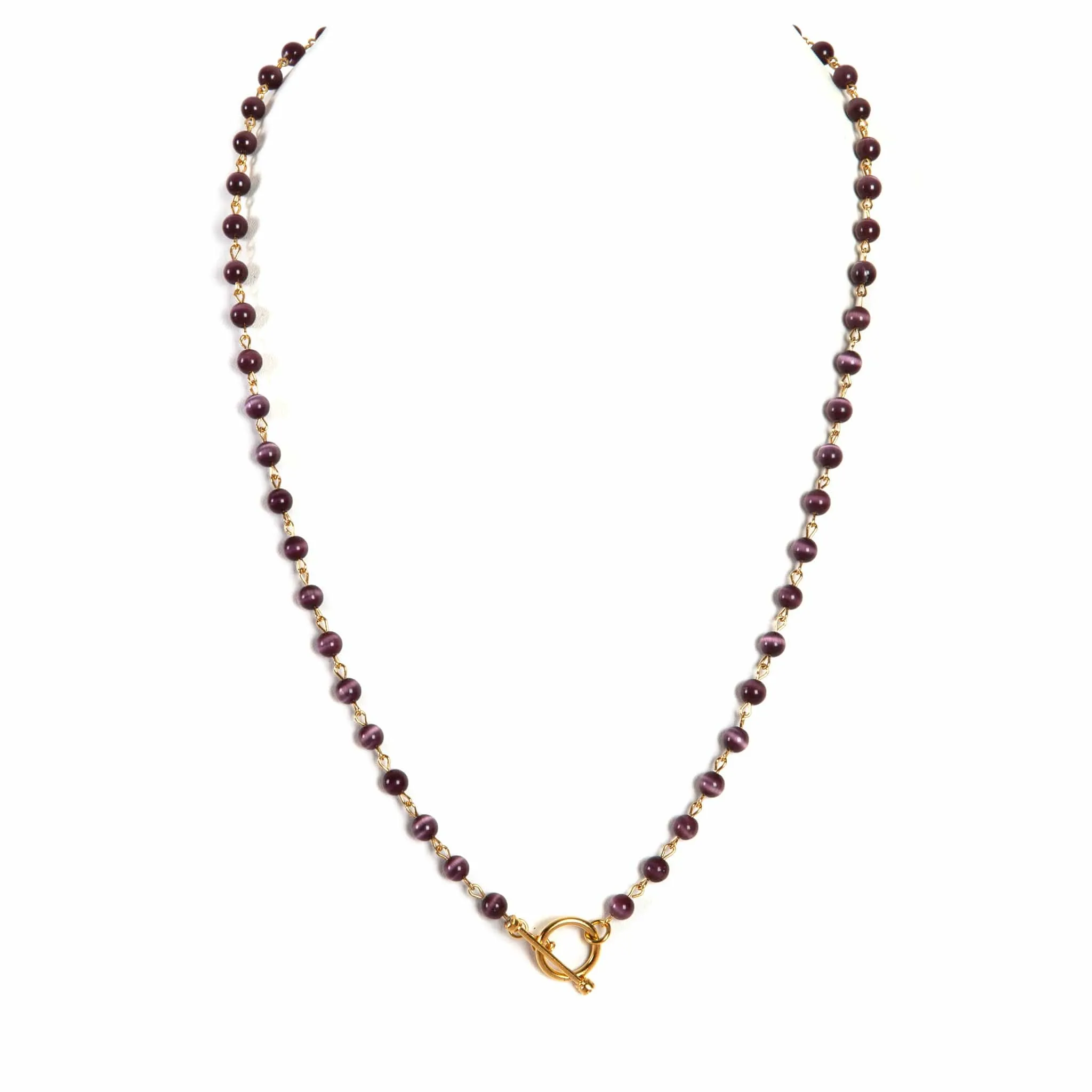 Delfina - 6mm Lux Purple Tiger-eye