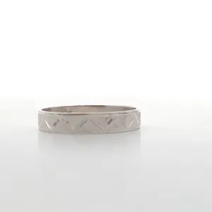 Eden 925 Sterling Silver Wedding Band Ring