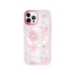 iPhone 12 Pro Cherry Blossom Pink Phone Case MagSafe Compatible