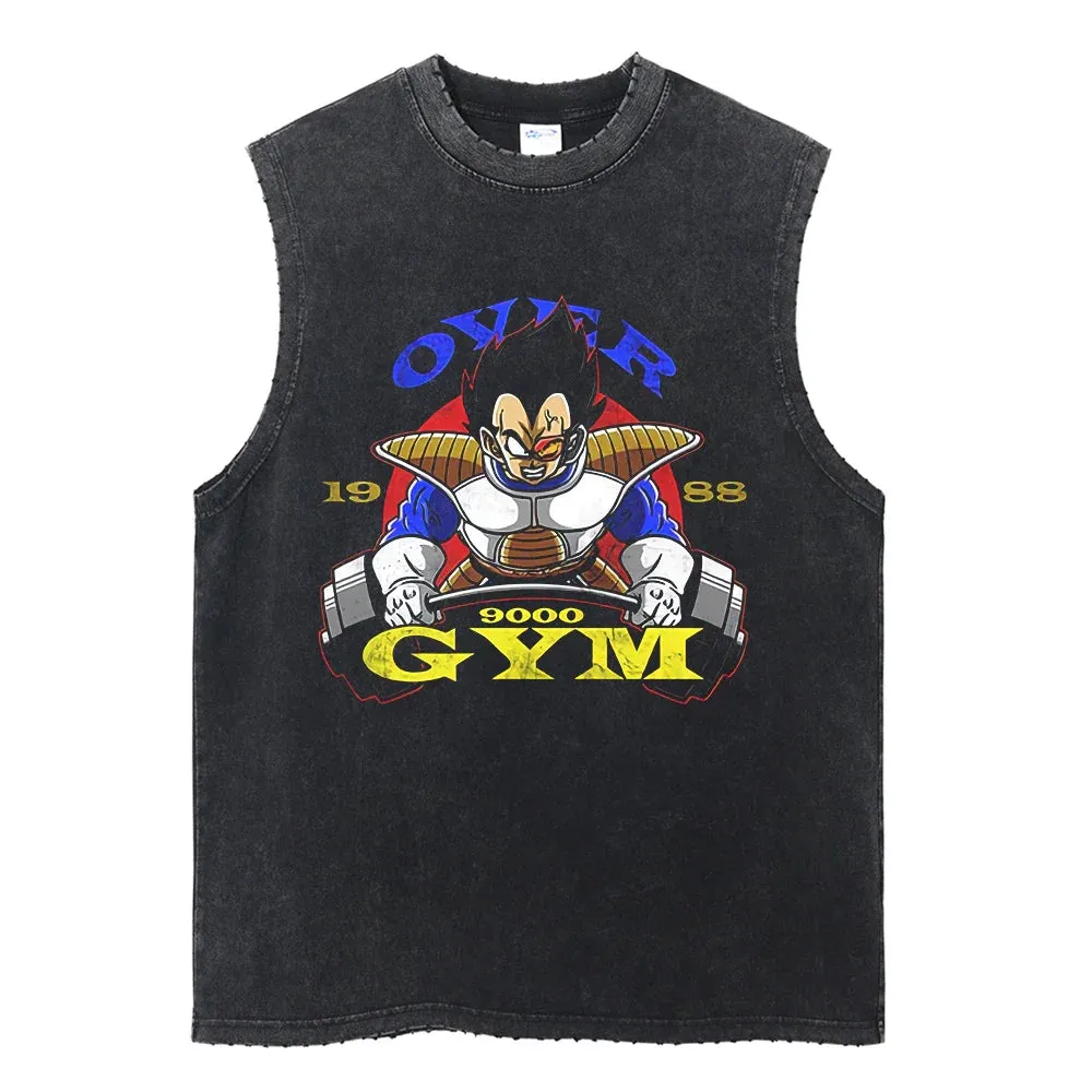 Power Level Vintage Tank Top | Otakumise