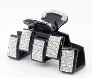 Quadrangle Block connection rhinestone decorative  hair jaw claw  Series-25