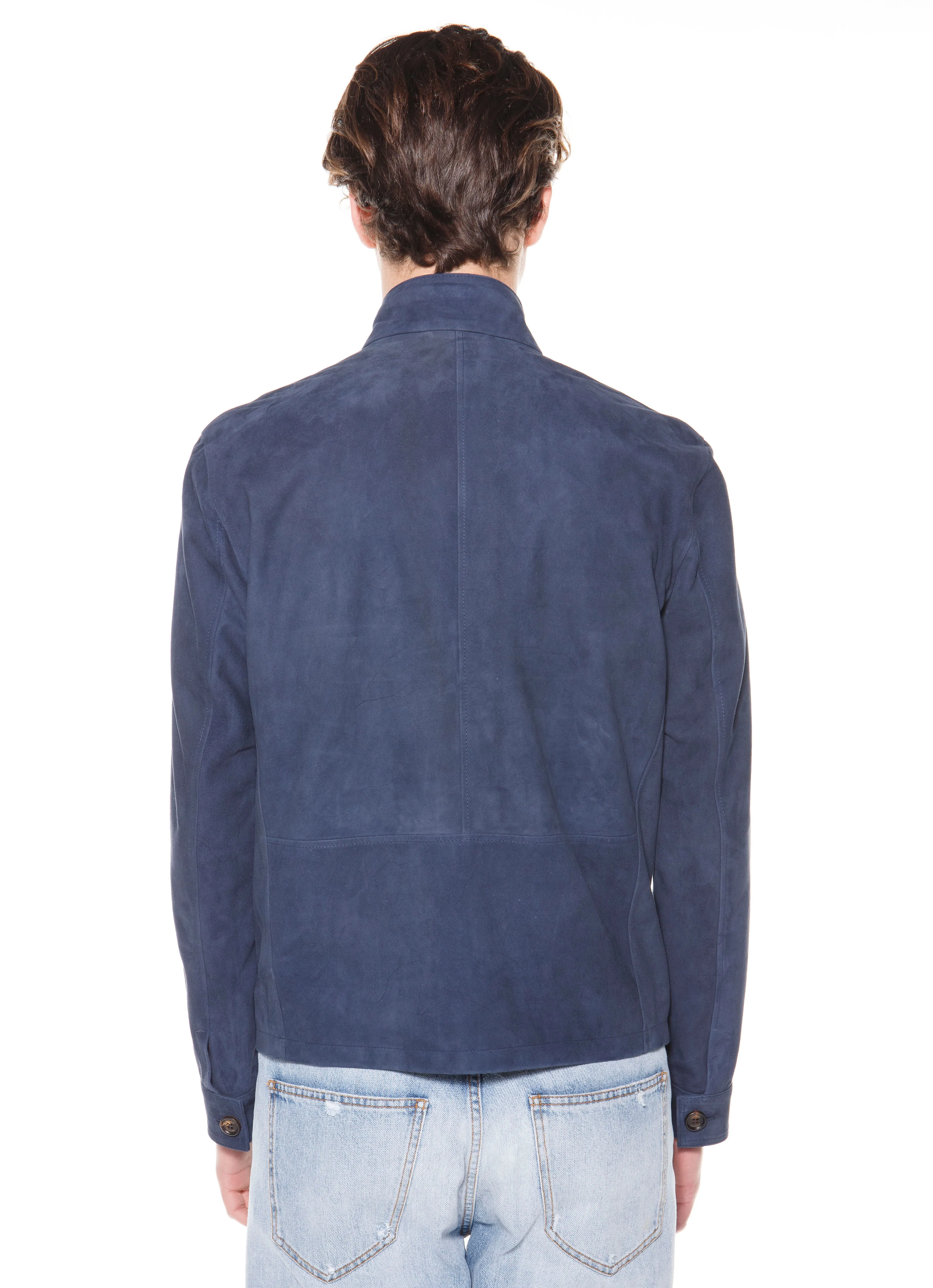 Suede Jackets Full Zip Bomber