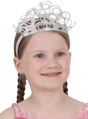 Wicked Girls Glinda the Good Witch Silver Costume Crown